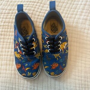 Vans Kids Blue Dinosaur Sneakers
